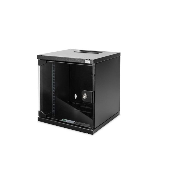 DIGITUS 254 mm (10") 6U wall mounting cabinet, black