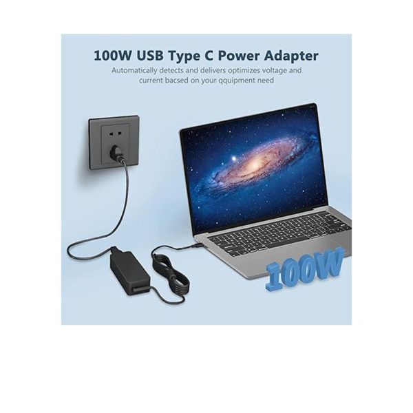 100W Universal USB-C Power Adapter Fast Charger